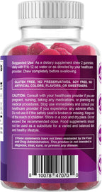 Vitamatic Biotin Gummies 10,000 mcg for Stronger Hair, Skin & Nails - 60 Vegan Gummies - Also Called Vitamin B7 (3 Bottles)