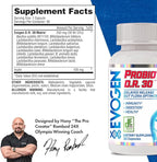 Evogen Probiotic D.R. 30 | Delayed Release Gut Flora Optimizer | Supports Immunity, Digestion, & Health | 30 Billion CFUs | 30 Capsules