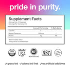Pure Bovine Colostrum 180 Capsules - Antibiotic and Hormone Free - USA Sourced - All Natural - 100% First Milking