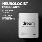 DREAM Sleep Aid Powder | Magnesium L-Threonate, Apigenin & Theanine | 2400mg 7-Ingredient Non-Habit Forming and Natural Sleep Aids for Adults | Deep Sleep Super Calm & Stress Relief