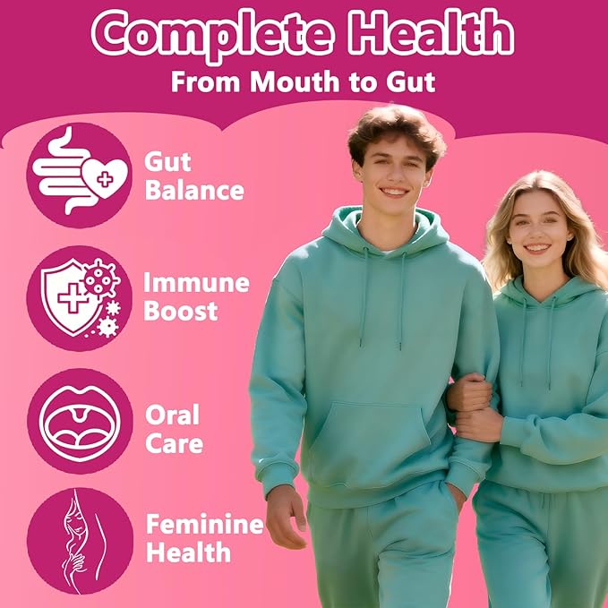 Sugar Free Probiotic Prebiotic Gummy, Probiotics Gummies for Women Men with Immune, Gut & Digestive Support, Vegan, Jasmine Grapefruit Flavor 60 Counts