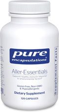 Pure Encapsulations Aller-Essentials | Hypoallergenic Dietary Supplement for Healthy Immune Response and Nasal Function | 120 Capsules