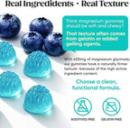 60 Day Supply Magnesium Glycinate 400mg Gummies with Ashwagandha, L-Theanine, CoQ10, Vitamin D3 & B6, Sugar Free Magnesium Gummies for Adults & Kids, Stress Relief, Sleep & Calm, Vegan, Gluten Free