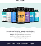 Nootrix Brain Plus Nootropic Supplement | Supports Memory, Mental Focus, Cognitive Health & Energy | Promotes Healthy Mood & Brain Function | Vitamin B1, Vitamin B6 & Vitamin B12 | 60 Capsules