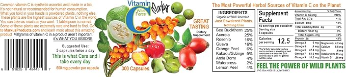 Markus Wild Force Vitamin C Capsules