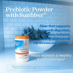 Doctor's Best Prebiotic Powder Supplement with Sunfiber Guar Fiber - Digestive Health & Nutrition Support for Women & Men, Unflavored, Easy Dissolve, Gluten Free, Non GMO, Vegan - 7.4 oz