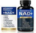 Boostiva NAD+ Supplements for Men, with Resveratrol, CoQ10, L Citrulline and Lycopene, Anti-Aging, Stamina, 60capsules