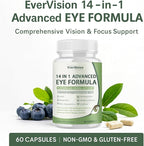 14 in 1 Advanced Eye Formula – Eye Vitamin and Mineral Supplement with Lutein, Zeaxanthin, Zinc & Bilberry Extract – Vision & Focus Support (2)