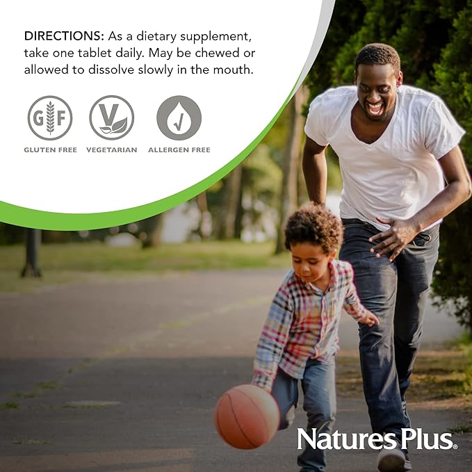 NaturesPlus Vitamin E 400 IU, Natural Carob Flavor - 90 Chewables - Supports Immune Health - Free Radical Protection - Gluten Free, Vegetarian - 90 Servings