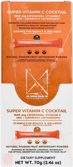 DR. NIGMA Super Vitamin C Cocktail Powder | Science-Based Beauty and Wellness | Powerful Combo of Vital Nutrients to Support Optimal Health and Vitality | 14 Servings | 2.46 oz