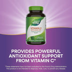 Nature's Way Vitamin C with Rose HIPS, Antioxidant & Immune Function Support from Vitamin C*, Promotes Collagen for Healthy Skin*, 1,000 mg*, 500 Capsules (Packaging May Vary) - 2 Pack