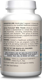 Jarrow Formulas Milk Thistle Supplement 150 mg. 30:1 Milk Thistle Extract Standardized to 80% Total Flavonoids, Dietary Supplement for Liver Function Support, 200 Veggie Capsules, Up to 200 Day Supply