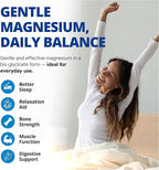 CanPrev Magnesium BisGlycinate Gentle 200mg, 240 v-Caps 240-Day Supply - Pure Elemental Magnesium Supplement, Supports Bone and Muscle Function, Gentle on Stomach, Perfect for Daily Magnesium Needs