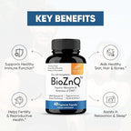 Sandhu's Zinc Supplement with Ionophores| Quercetin & Green Tea Extract for Superior Absorption and High Potency| 800mg Vegetarian Capsules 60 Count (Pack of 1)| Immune Support for Men & Women