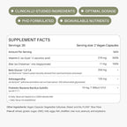 Defend Immune & Gut Support – Spore Probiotic DE111®, Beta Glucan, Ashwagandha – Supports Immunity, Gut Health, Stress & Bloating Relief Supplement – 60 Capsules