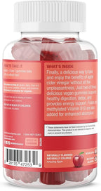 SUKU Appley Ever After Gummies – Apple Cider Vinegar with Methylated B12 & Folate – Sugar-Free, Gluten-Free, Vegan Detox & Energy Support – Amazing Apple Flavor – 50 Count