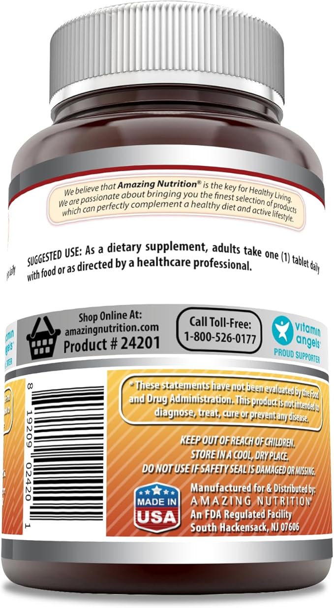 Amazing Formulas Rutin 500mg 200 Tablets Supplement | Non-GMO | Gluten Free | Made in USA