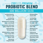 Nature's Physician Probiotics - 100 Billion CFU Per Capsule - 16 Strains + Prebiotics - Best Probiotic Supplement for Women & Men - Supports Immune, Digestive Health, Constipation & Gas - 30 Capsules