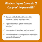 Jigsaw Health Curcumin C3 Complex | Curcumin Capsules Antioxidant Support | 60 Capsules | 60 Servings