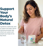 Project AD Life Good Morning Detox and Performance Drink, Naturally Flavored and Formulated with L-GLutamine, Apple Cider Vinegar, and Aloe Vera (24 Servings, Crisp Apple Juice)