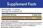 Stop Aging Now - MAX-B12 Lozenges 1000 MCG - Vitamin B12 1000mcg - Immune Support, Natural Energy and Brain Support Supplement - Supports Stress Relief Regulation - Natural Sleep Aid - 90 Lozenges