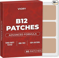 VIORY B12 Patches (Pack of 60) - 100% Natural Patch for Women and Men - Firming, Energy, Focus & Body Support - Enhanced Formula