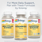 SOLARAY Vitamin B-1 100 mg | Healthy Energy Metabolism, Skin, Brain, Heart & Nervous System Support | 100 VegCaps