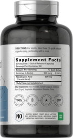 Horbäach Alpha Lipoic Acid 600mg | 240 Capsules | with Biotin Optimizer | Non-GMO and Gluten Free Supplement