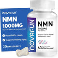 NMN Supplement 1000mg - Purity Beta-Nicotinamide Mononucleotide for Men & Women - 60 Veggie Capsules