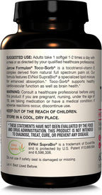 Jarrow Formulas® Toco-Sorb Cardiovascular Health and Brain Function Support, High Absorption Formula, Tocotrienol-Tocopherol Complex and Vitamin E, 60 Softgels, 30 Day Supply