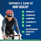 Move Free Advanced Glucosamine Chondroitin MSM Joint Support Supplement, Supports Mobility, Comfort, Strength, Flexibility & Bone, 120 Tablets/40 Servings
