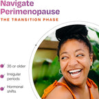 Amberen Perimenopause, Peri-Menopause Multi-Symptom Relief, Vitamin B, Vitamin E & Antioxidants Supplement, Clinically Shown to Help Support Hormone Balance, Hot Flashes & Night Sweats, 60 Count