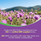 Milk Thistle, Concentrated Seed Extract with 80% Silymarin, Liver Cleanse Detox for Men + Women, Once Daily, 90 Veggie Caps