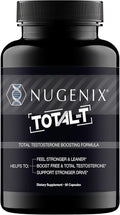 Nugenix Total-T, Free and Total Testosterone Booster Supplement for Men, 90 Count