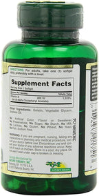 Nature's Bounty E-400 Iu Natural Pure D-alpha, 120-Count