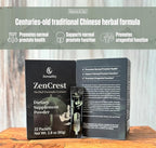 ZenCrest, Natural Herb Prostate Supplement, Traditional Chinese Herbal Formula, Promote Healthy Prostate, Promote Urogenital Function, No Side Effects, (32 Packets - 1 Box)