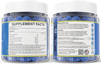 Methylene Blue Gummies 7mg Per Serving for Humans | Upgraded Antioxidant & Brain Booster Supplement for Cognitive Function, Energy, Cellular & Mitochondrial Health | Pure, Vegan, 60 Counts