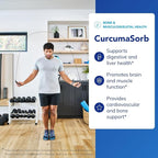 Pure Encapsulations CurcumaSorb 180's - Meriva Curcumin Phytosome - Supports Joint Health* - Gluten Free & Non-GMO - 180 Capsules