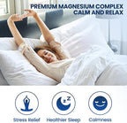 Magnesium Glycinate Liquid Drops 500mg - Triple Magnesium Complex Supplement with Citrate, Malate, Ashwagandha, L-Theanine, Vitamin B6 for Sleep, Mood, Stress Relief, Muscle, Mango Flavor 2 Fl Oz