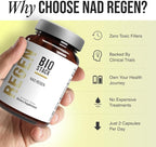 BIOSTACK NAD Regen - Advanced NAD+ Supplement with NAD3, Yüth Spermidine, Resveratrol, Niacinamide | NMNH Alternative | Anti Aging, Longevity & Cellular Health, Vitamin B3 Complex (360 Capsules)