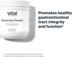 Vital Nutrients Glutamine Powder - Healthy Gastrointestinal Tract Function - Gluten, Dairy, Soy Free - Non-GMO - 225g/8 oz L-Glutamine Powder