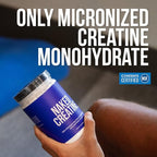 NAKED Pure Micronized Creatine Monohydrate – 200 Servings, 1,000g Bulk – NSF Certified, Vegan, Non-GMO, Gluten & Soy Free - Muscle Building, Strength Training, Gym & Fitness Supplement
