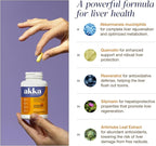 AKKA Premium Liver Cleanse Detox & Repair Superbiotic - Supports Liver Health & Function, Boosts Energy, Digestion & Metabolism with Bioavailable Pasteurized Akkermansia, Non-GMO, Gluten-Free, 60 Caps