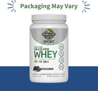 Garden of Life SPORT Whey Protein Powder Chocolate, Premium Grass Fed Whey Protein Isolate plus Probiotics for Immune System Health, 24g Protein, Non GMO, Gluten Free, Cold Processed - 20 Servings