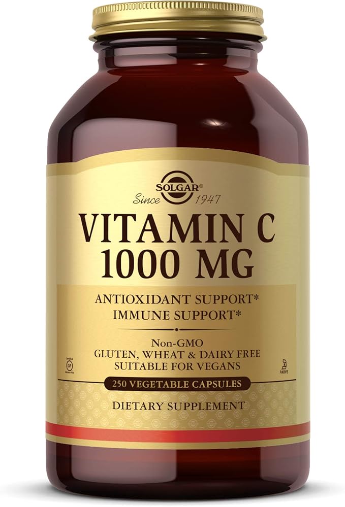 Solgar Quercetin Complex with Ester-C Plus, 100 Vegetable Capsules - 50 Servings - Supports Immune Health Vitamin C 1000 mg, 250 Vegetable Capsules - Overall Health