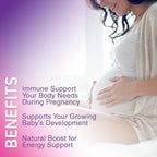 Prenatal Vitamins for Women - Pregnancy Vitamins Gummies with Folic Acid, Vitamin A, C, D3, B12, B6 - Prenatal Multivitamin Gummy for for Fetal Support, Pregnant & Nursing Women - 120 Gummies