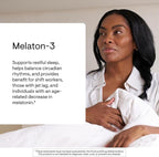 THORNE - Melaton-3-3 mg Melatonin Supplement - Supports Normal Circadian Rhythms, Restful Sleep & Relaxation* - NSF Certified for Sport - Gluten, Dairy & Soy-Free - 60 Capsules