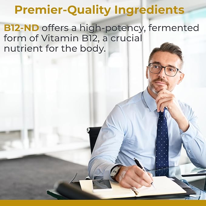 Premier Research Labs B12-ND - Vitamin B12 Liquid, B12 Vitamins, B12 Drops, B-12 Tincture with Methylcobalamin, Adenosylocobalamin, Hydroxcobalamin, 1000 mcg B12 Per Serving - 2 Fl Oz