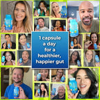 Probiotics with Digestive Enzymes and Prebiotic for Women and Men - 3-in-1 Vegan Probiotic Prebiotic Multi Enzyme Complex for Gut Health - Maximum Absorption Delayed-Release Capsules