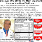 Neuroturna Support Supplement with 900 mg Alpha Lipoic Acid - Advanced ALA Formula for Feet Hands Fingers Legs - Ultra Potent 18 in 1 Natural Vitamins - 180 Capsules